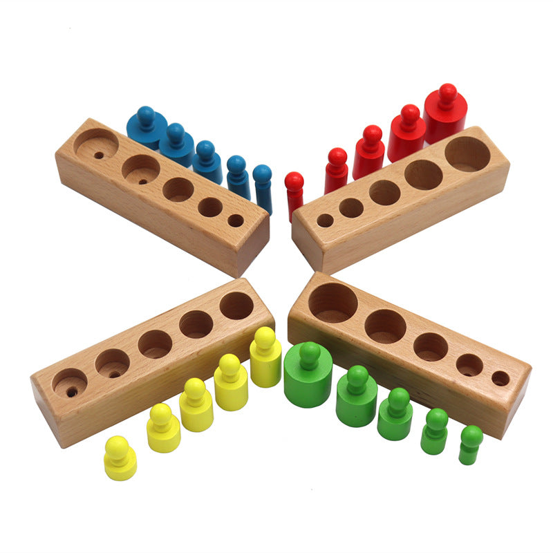 Montessori Wooden Building Blocks