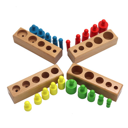 Montessori Wooden Building Blocks