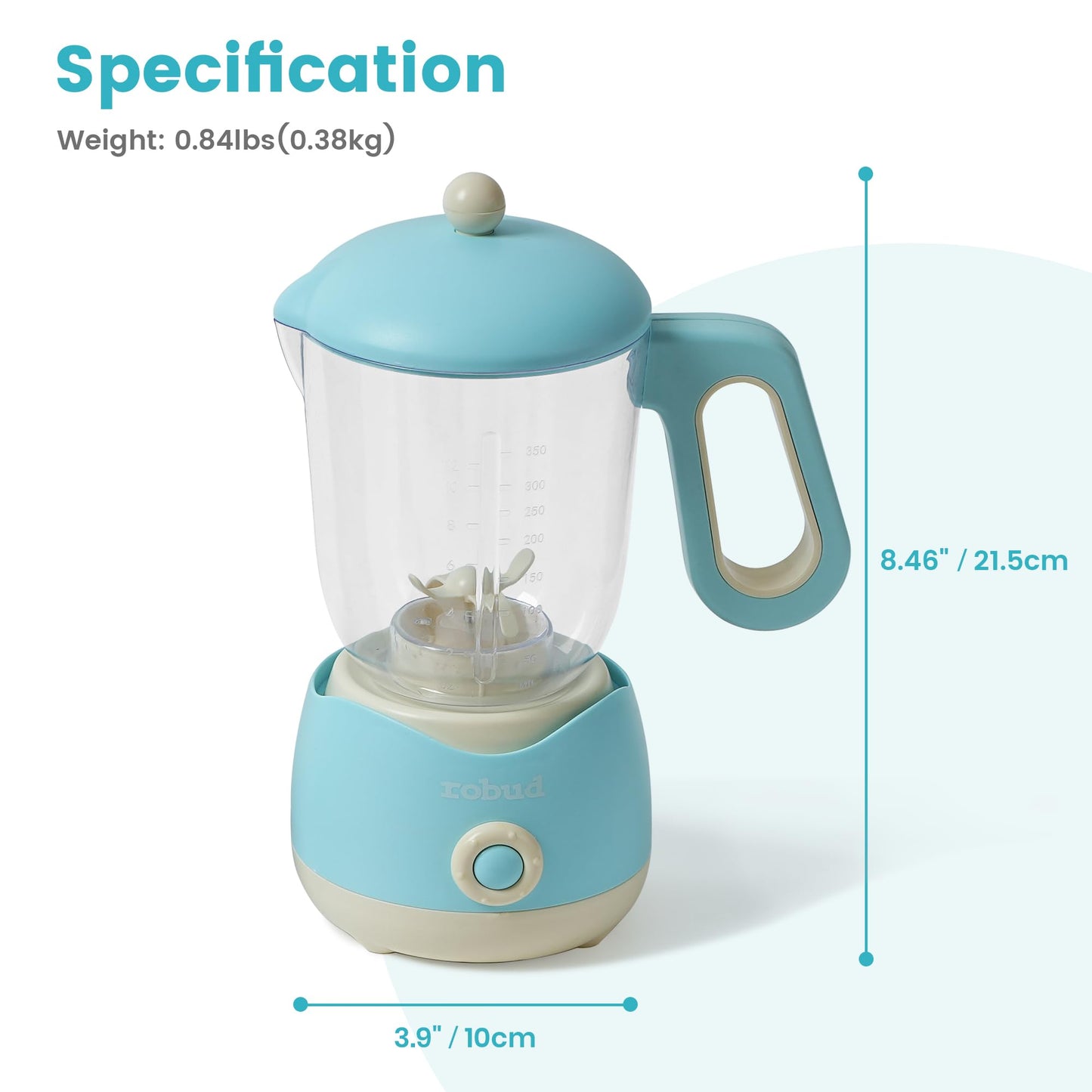 Wooden Juicing Machine Toy for Toddlers – Pretend Play Kitchen Set