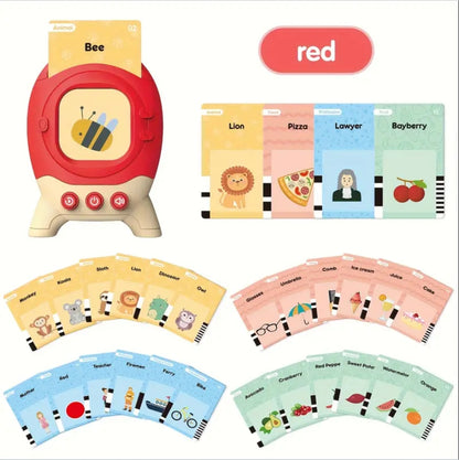 Talking Flash Cards for Toddlers – Montessori Speech & Sight Word Learning Toy