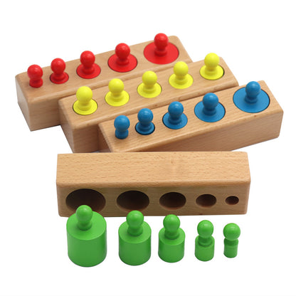 Montessori Wooden Building Blocks