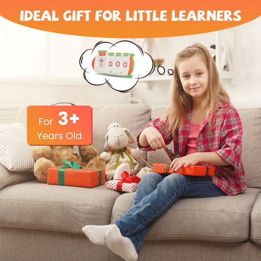 Talking Flash Cards & Finger Counting Math Board – Interactive Learning Toys for Kids 3+ | Numbers, Alphabet & Songs